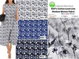 100% Cotton Loom Line Shadow Blooms Fabric - 124