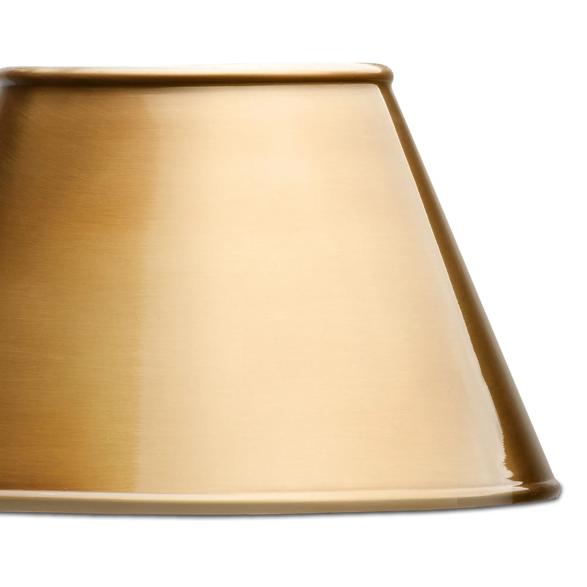 20cm straight empire shade in brasso