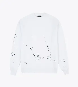 Abstract Lowgo Crew Sweat White Multi