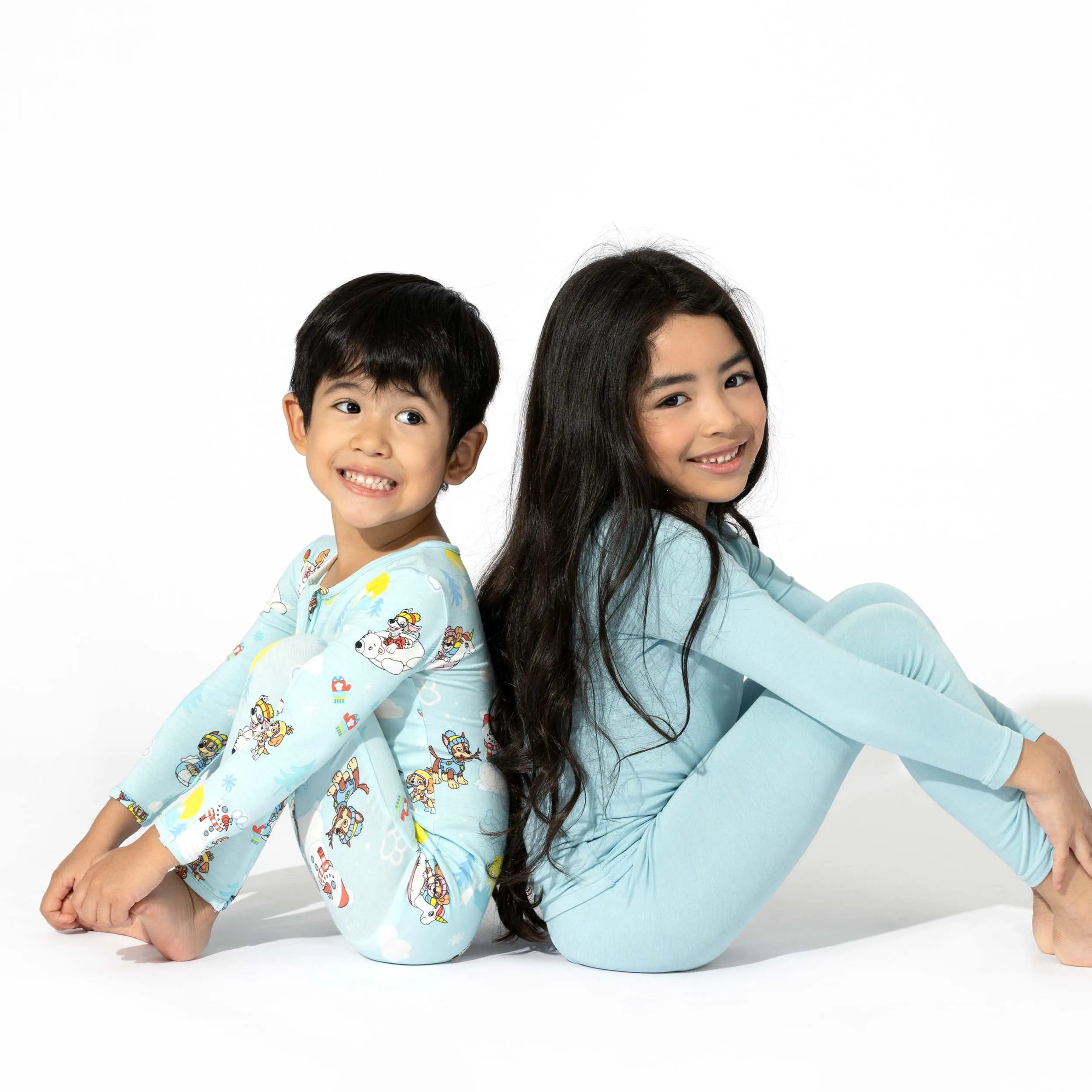 Adventure Blue Bamboo Kids Pajamas