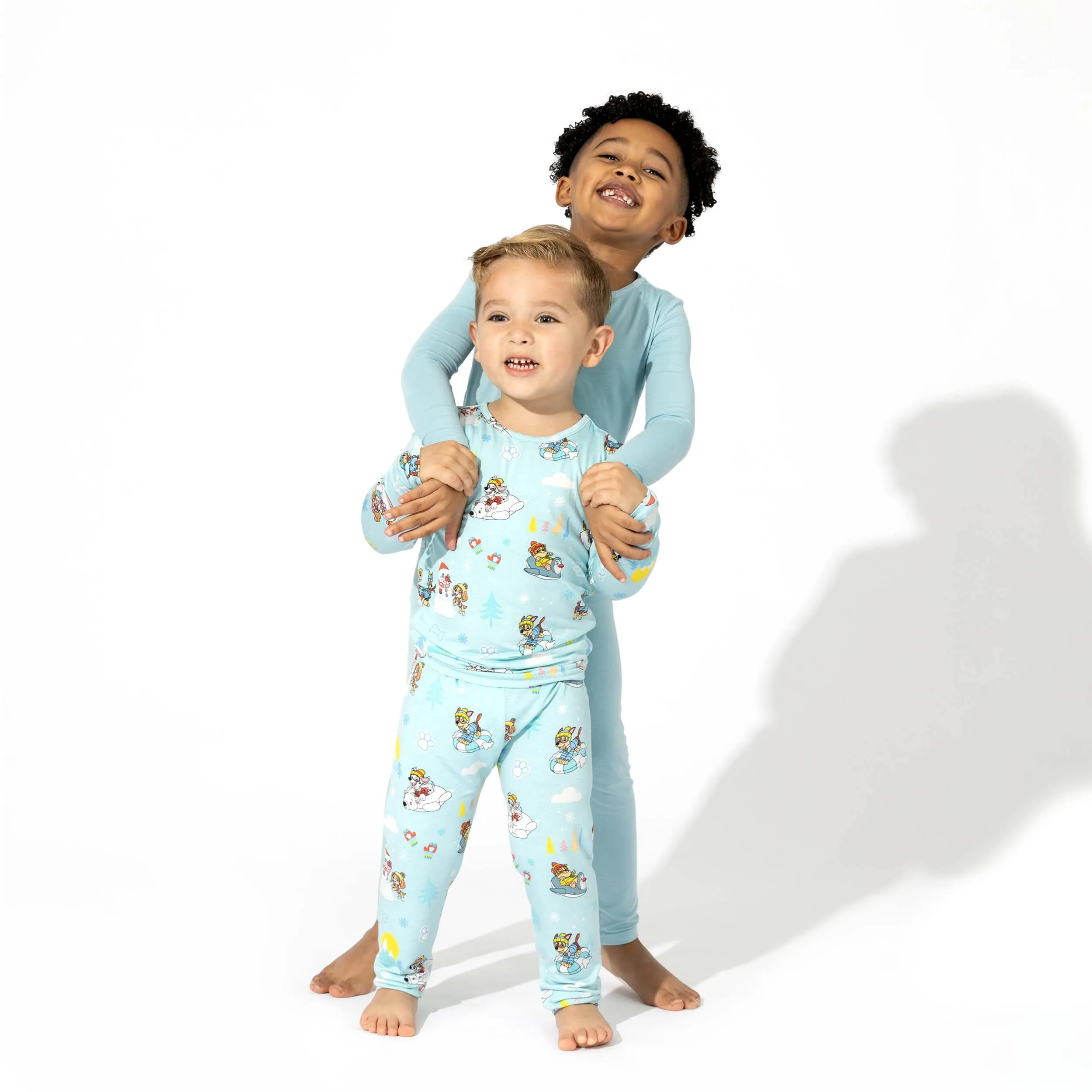 Adventure Blue Bamboo Kids Pajamas