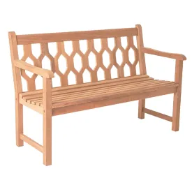 Alexander Rose Mahogany Lattice 4ft Bench (640)