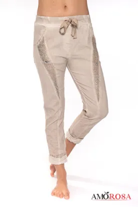 Amorosa Metallic Snake Pants Style LS 22736