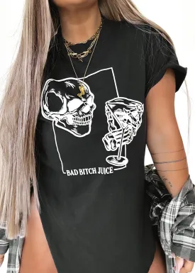 BAD BITCH JUICE SIDE SLIT TEE