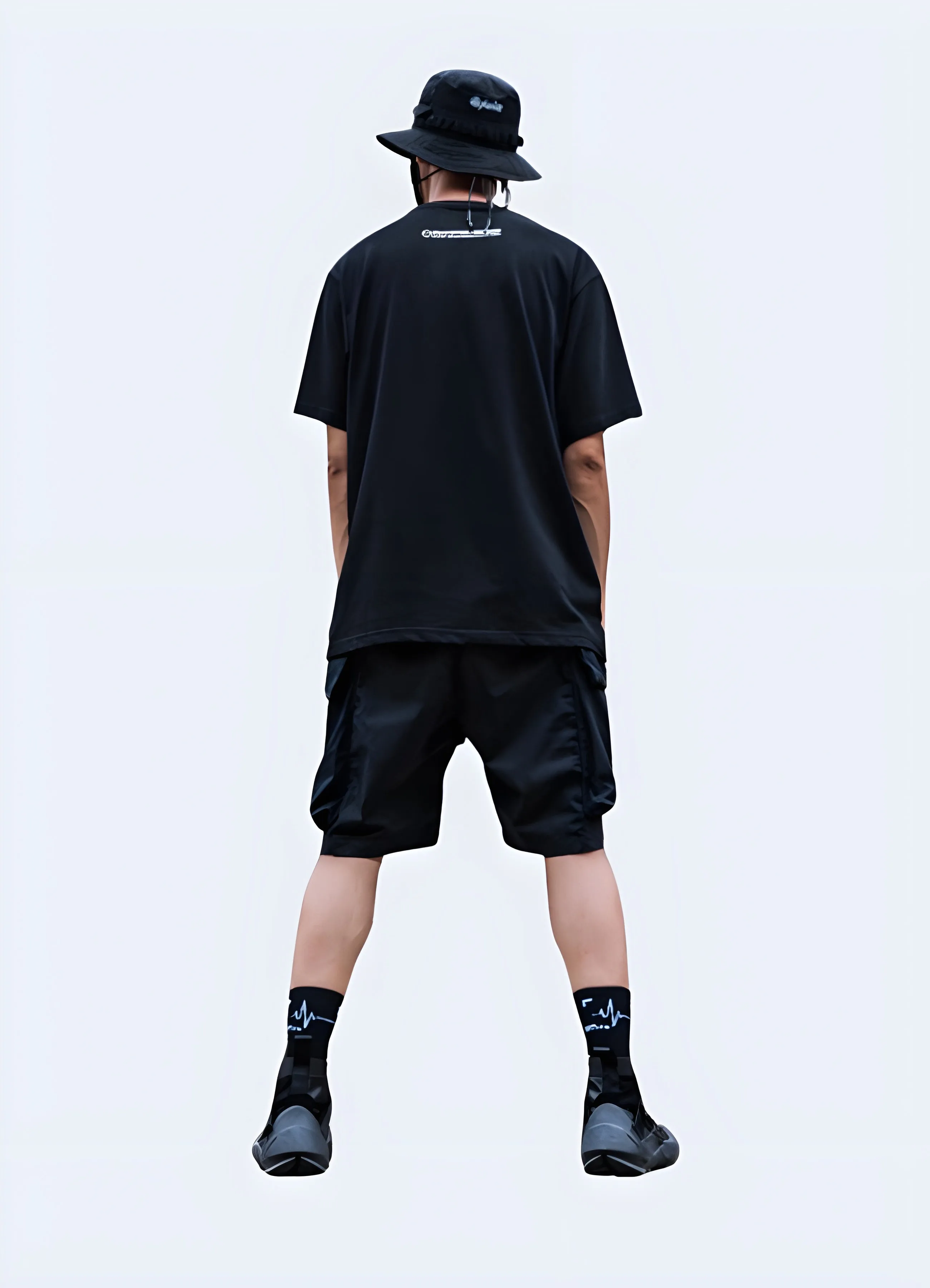 Black Cargo Shorts