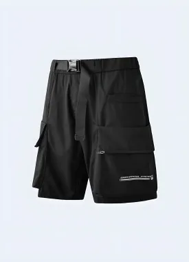 Black Cargo Shorts