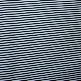 Black/Off White Mini Stripes Nylon Lycra Swimsuit Fabric