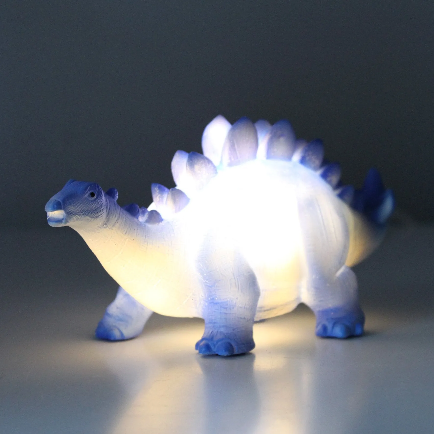 Blue Stegosaurus Mini Led Lamp