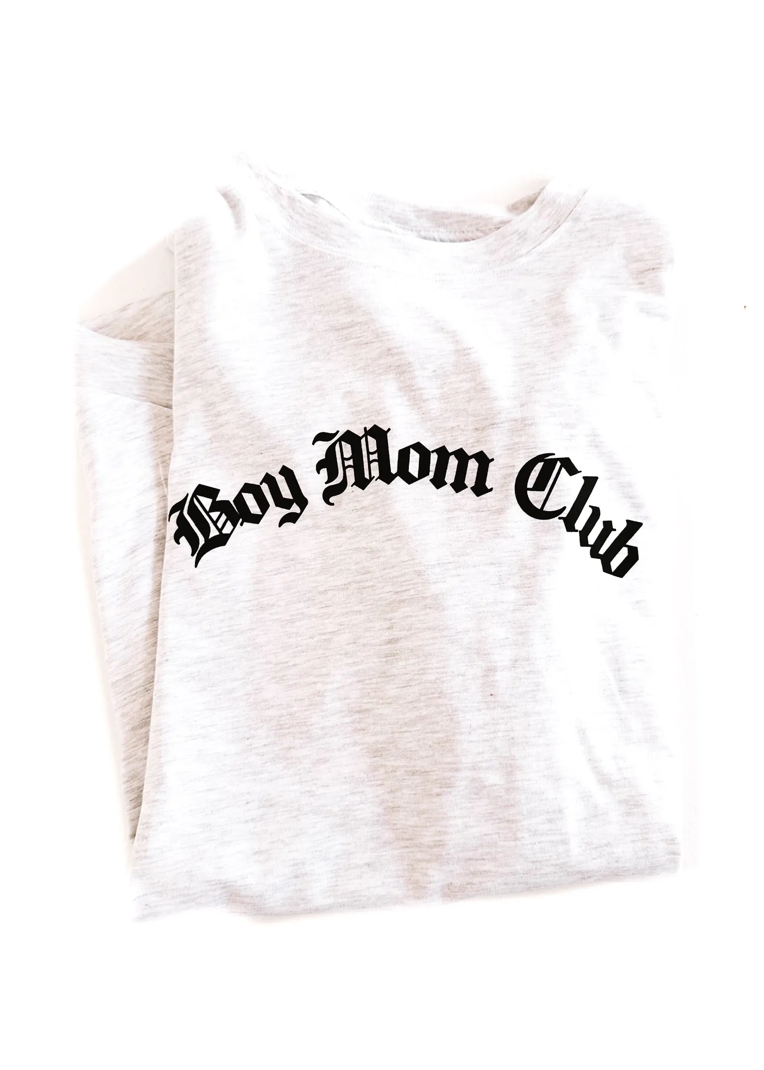 BOY MOM CLUB SIDE SLIT TEE