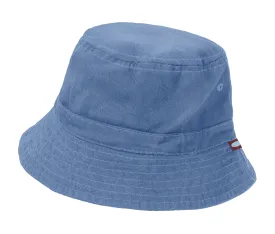 Boys and Girls 100% Cotton Twill UPF 50  Wharf Hat with Matching Stitch (Dyed & Finished in USA*)