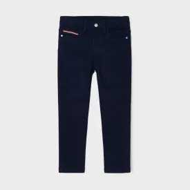 Boys Soft Slim Fit Pants - Marino  | Mayoral