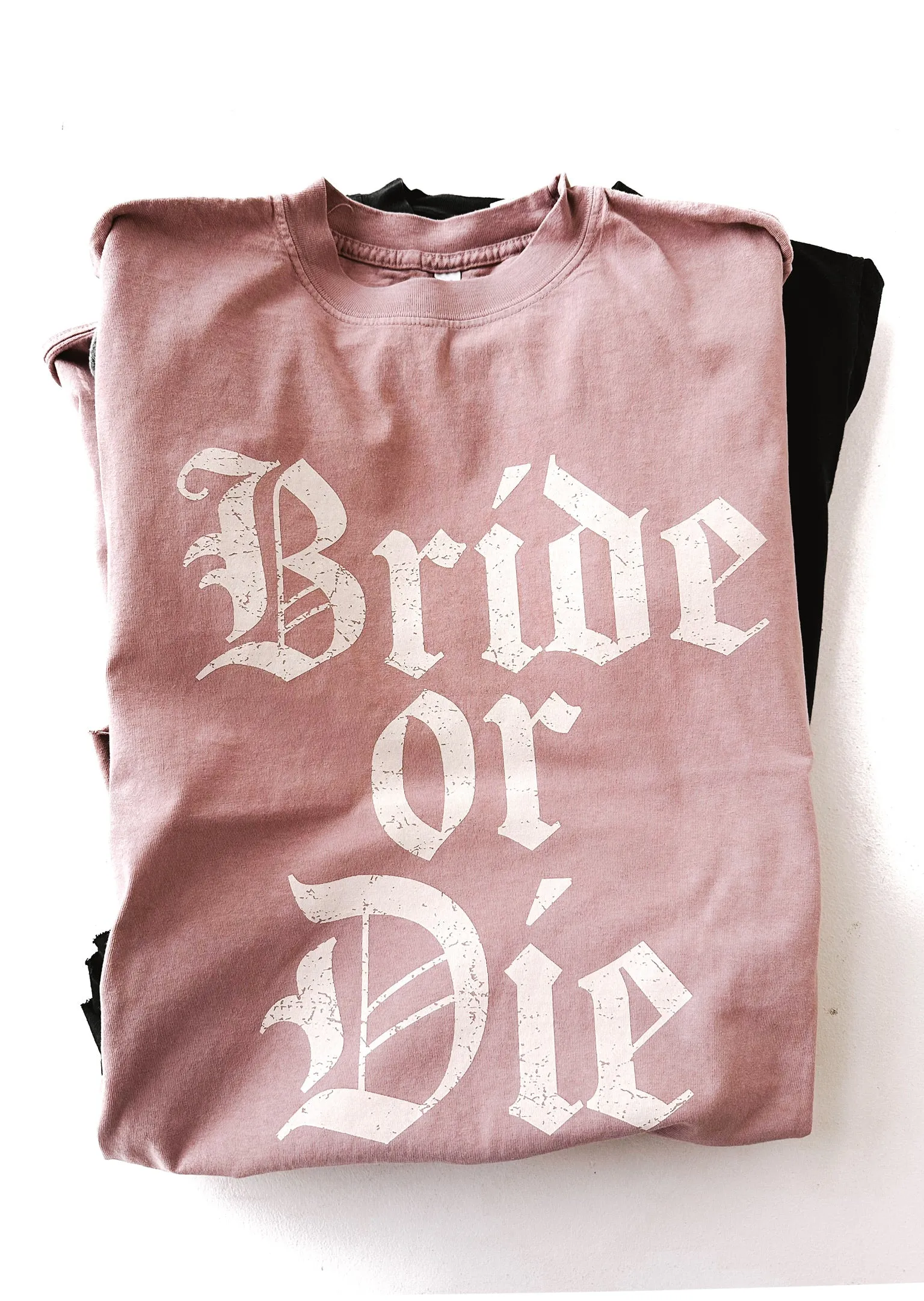 BRIDE OR DIE SIDE SLIT TEE