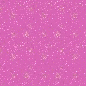 C S Basics - Clusters in Perfect Pink Metallic - Cotton Steel Collaborative - CS107-PP10M - Half Yard