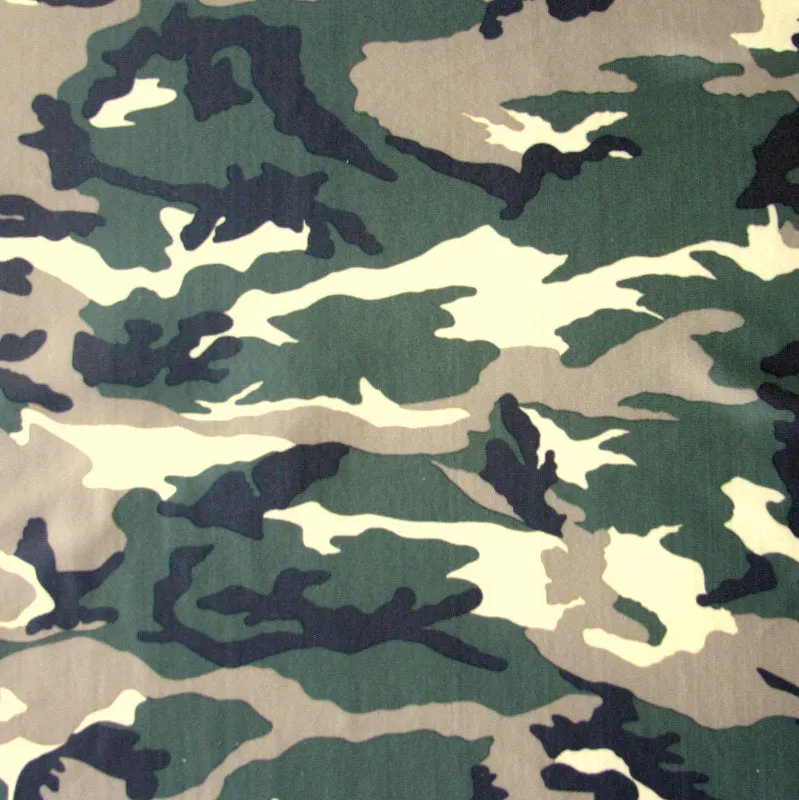 Camoflauge Nylon Lycra Swimsuit Fabric