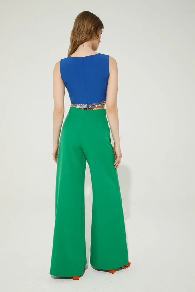 Cannes Palazzo Pants (Green)