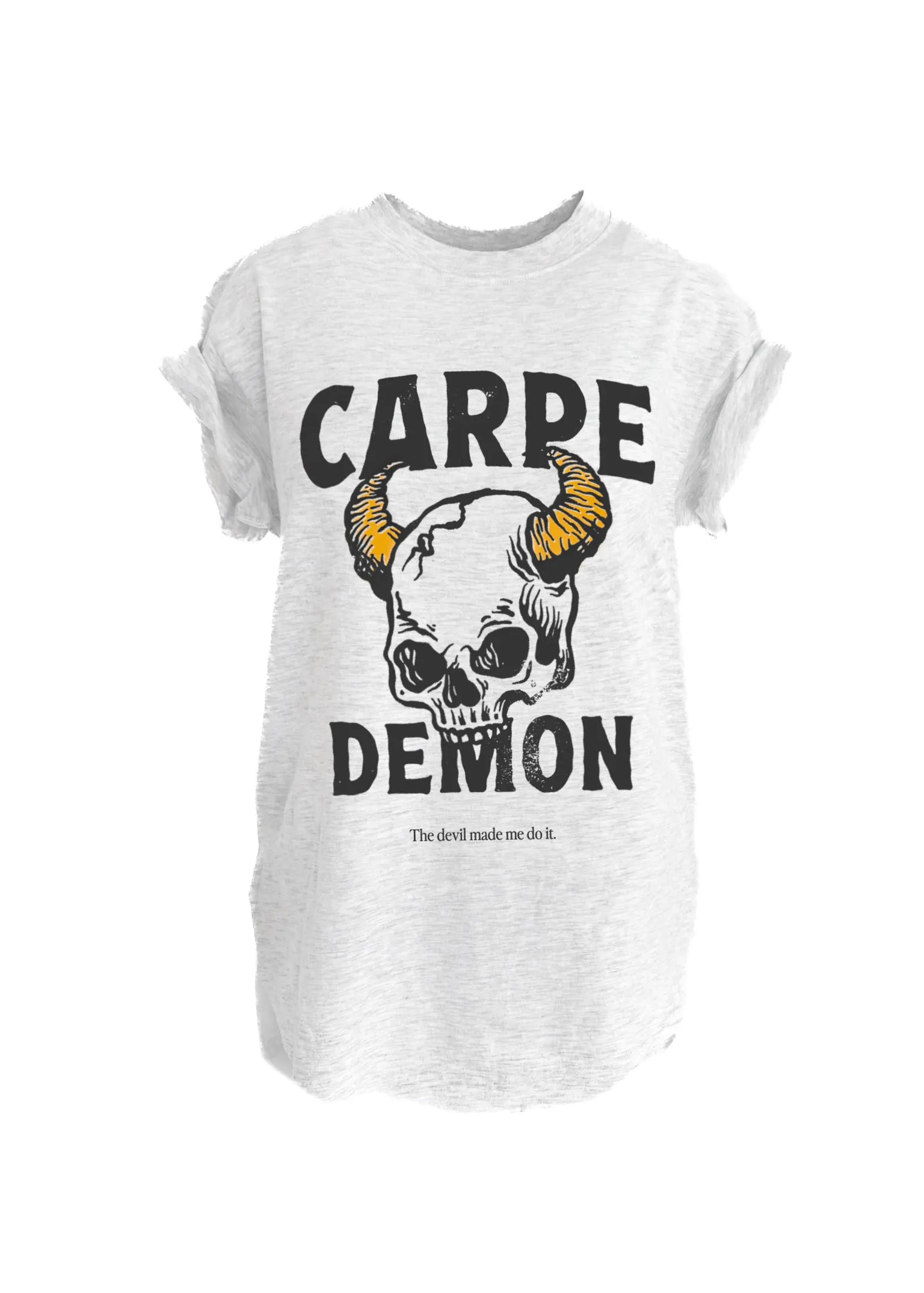 CARPE DEMON SIDE SLIT TEE