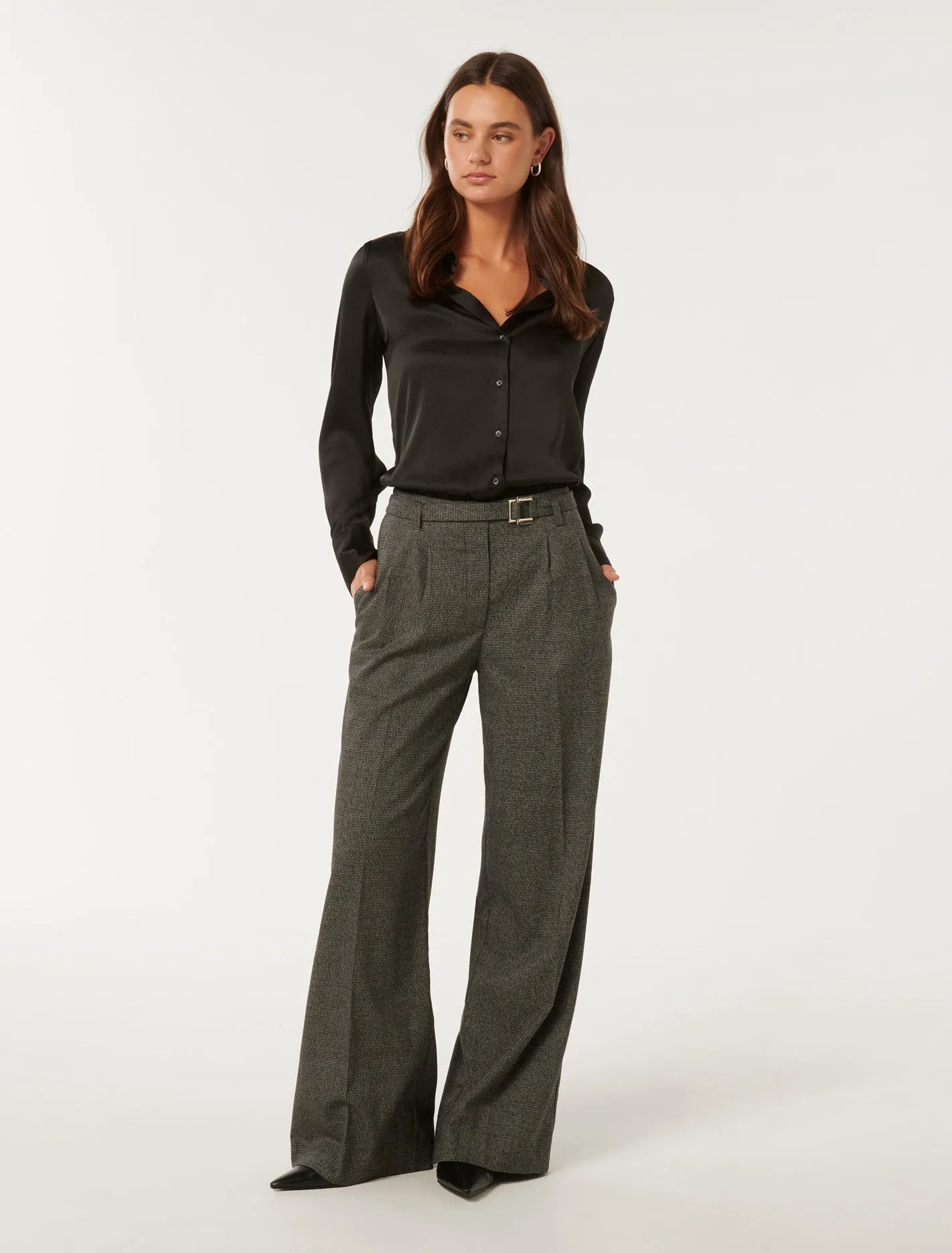 Charlie Belted Wide Leg Pants