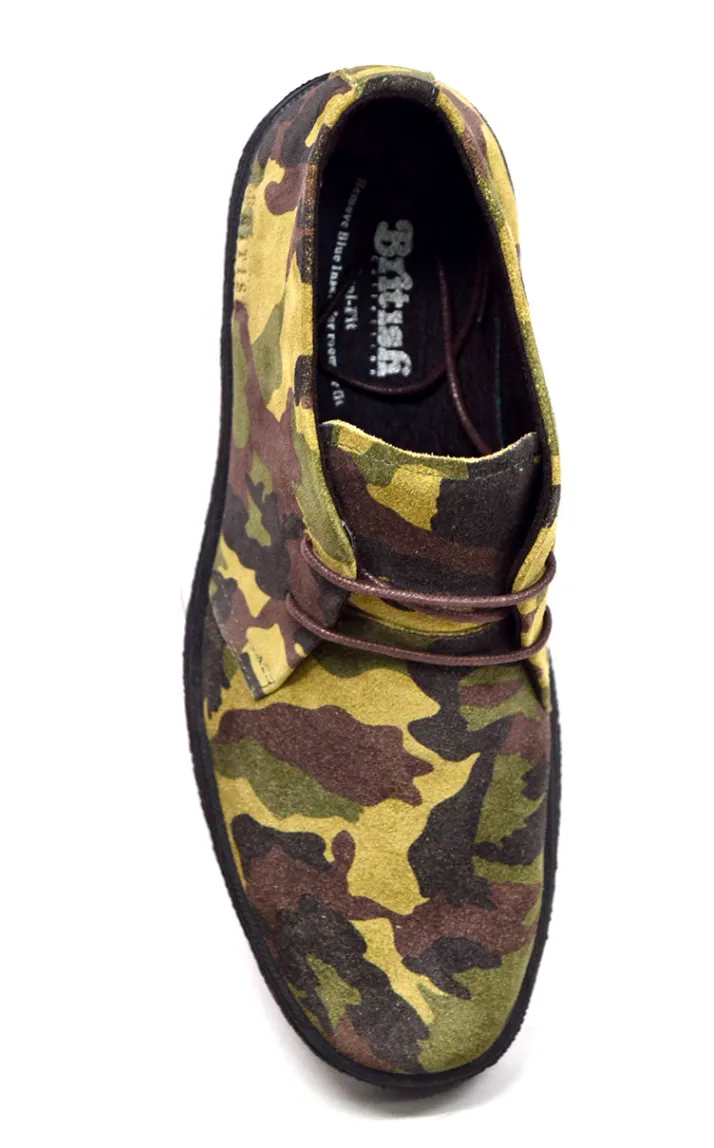 Classic PlayBoy Suede Camouflage Chukka Boots - Stylish and Comfortable