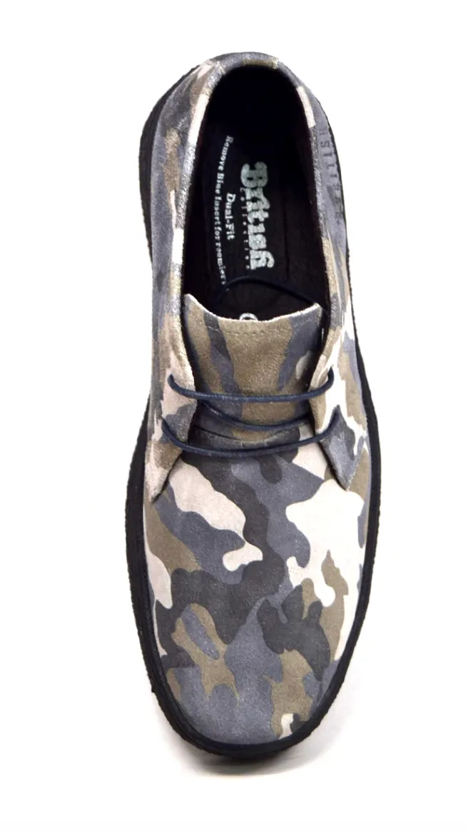 Classic PlayBoy Suede Camouflage Chukka Boots - Stylish and Comfortable