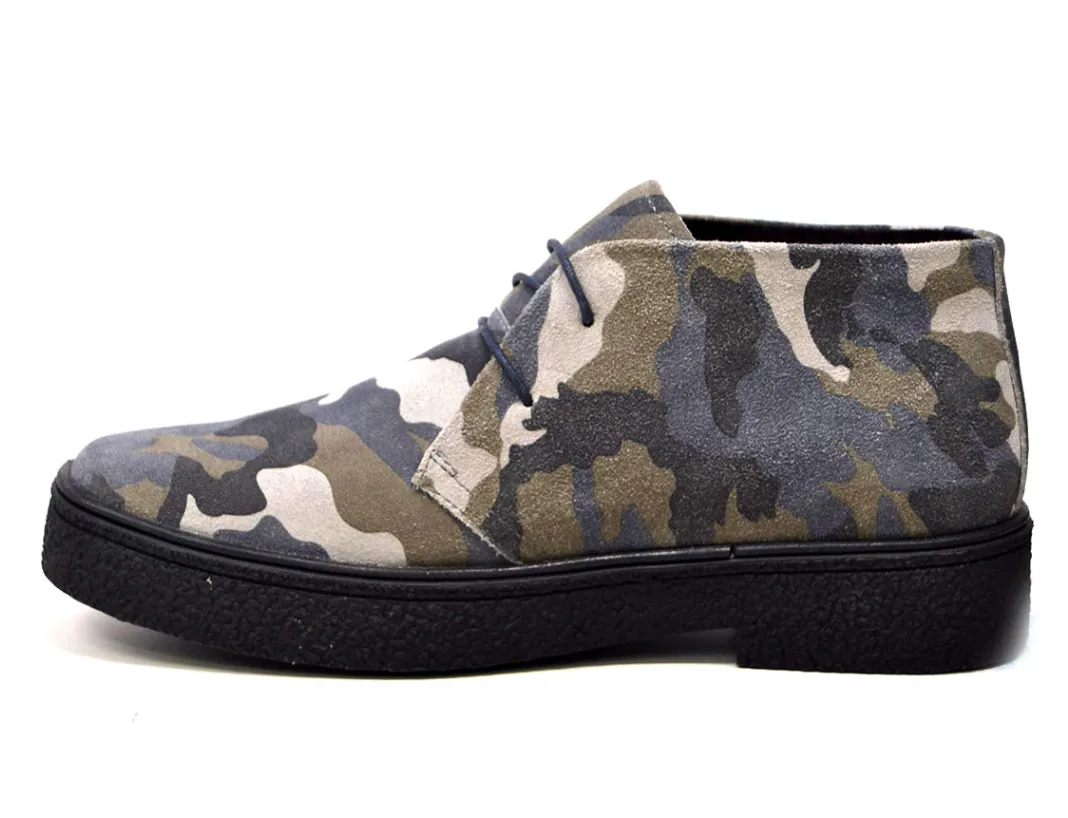 Classic PlayBoy Suede Camouflage Chukka Boots - Stylish and Comfortable