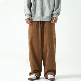 Corduroy Straight Casual Pants