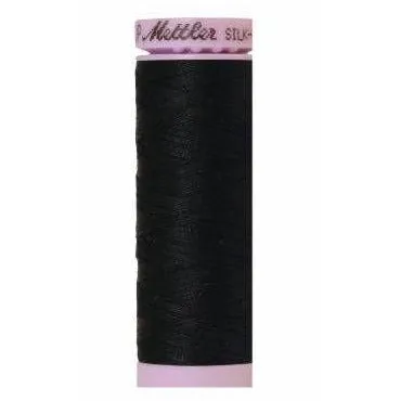 Cotton Sewing Thread - Space Black 150m/164yd - Mettler Silk Finish All Purpose