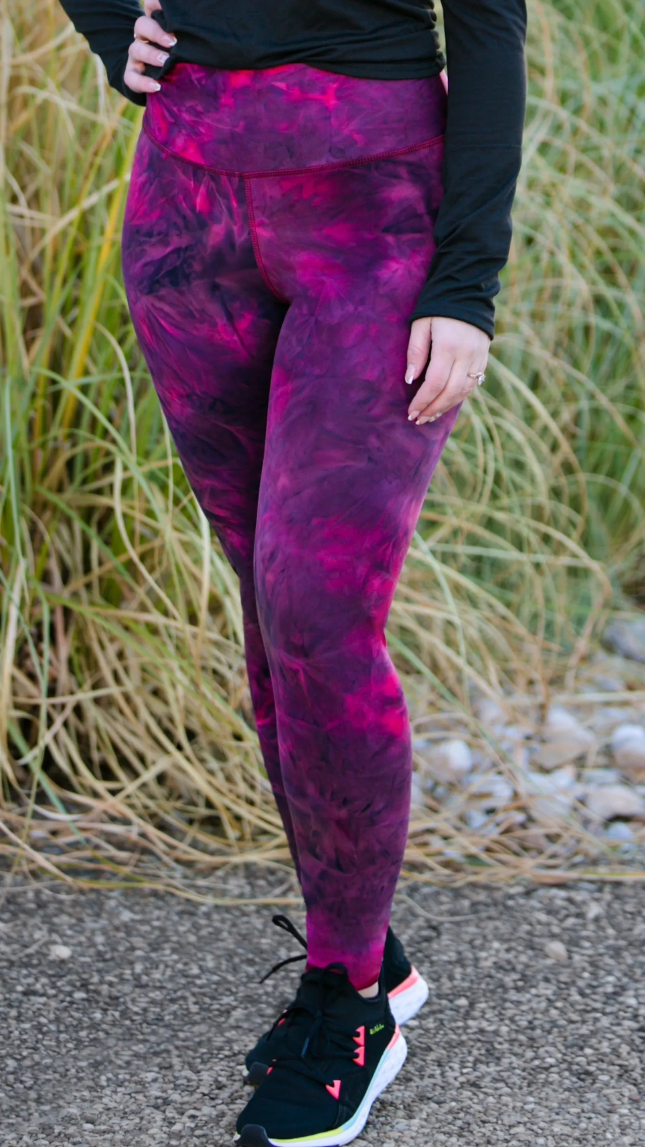 Curve Classic Leggings (Medium Height Waist) Marble