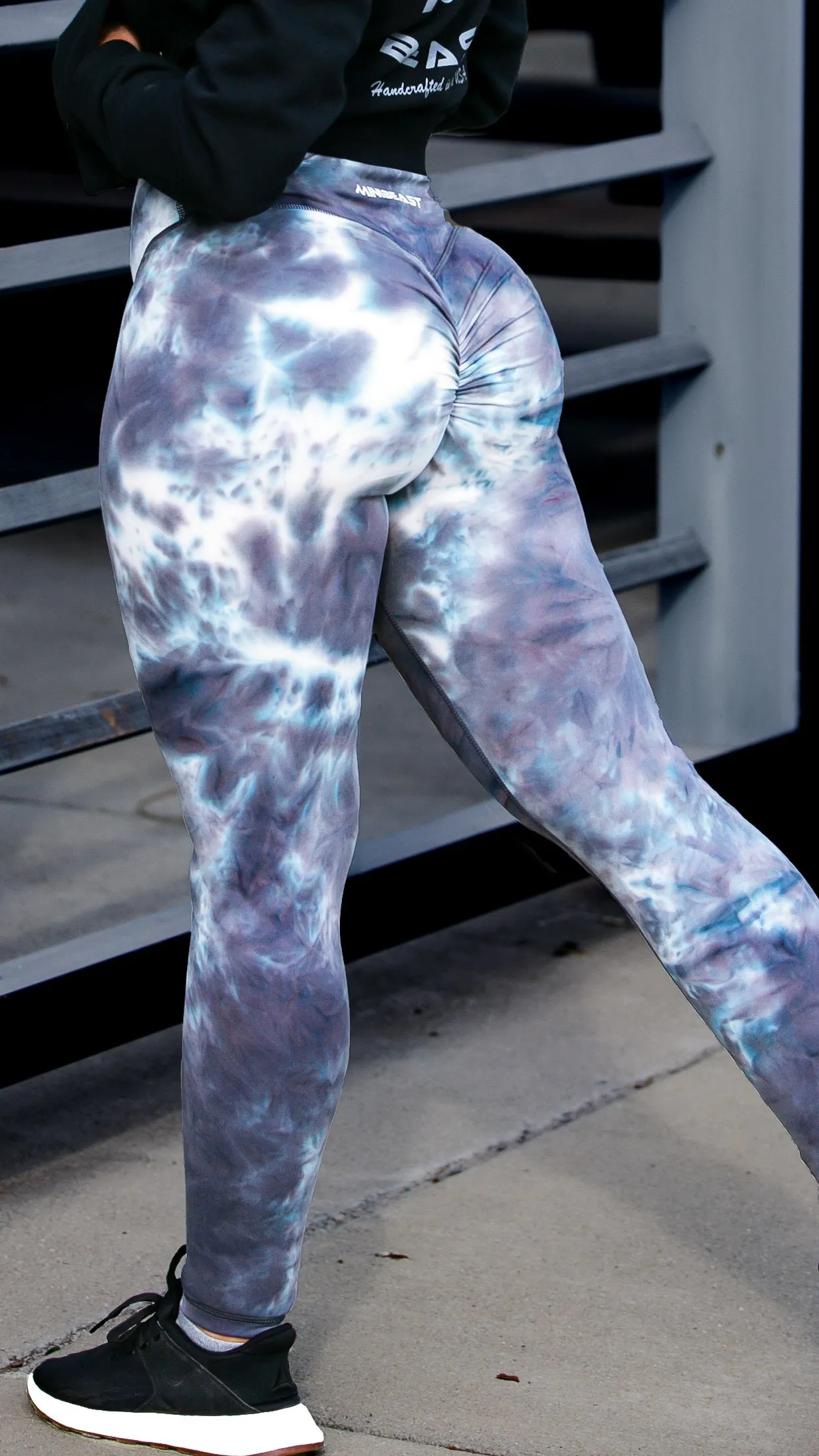 Curve Classic Leggings (Medium Height Waist) Marble