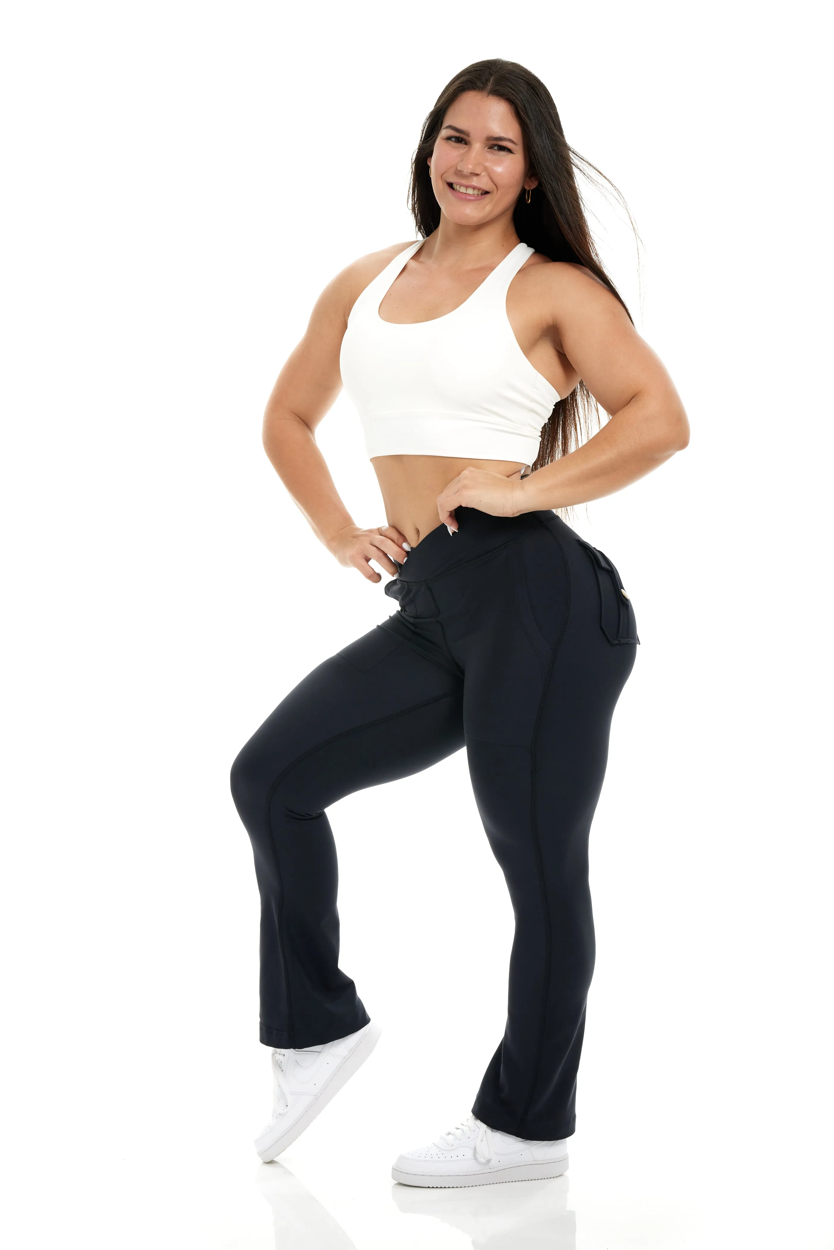 Curve-V Cargo EVO Flare Leggings