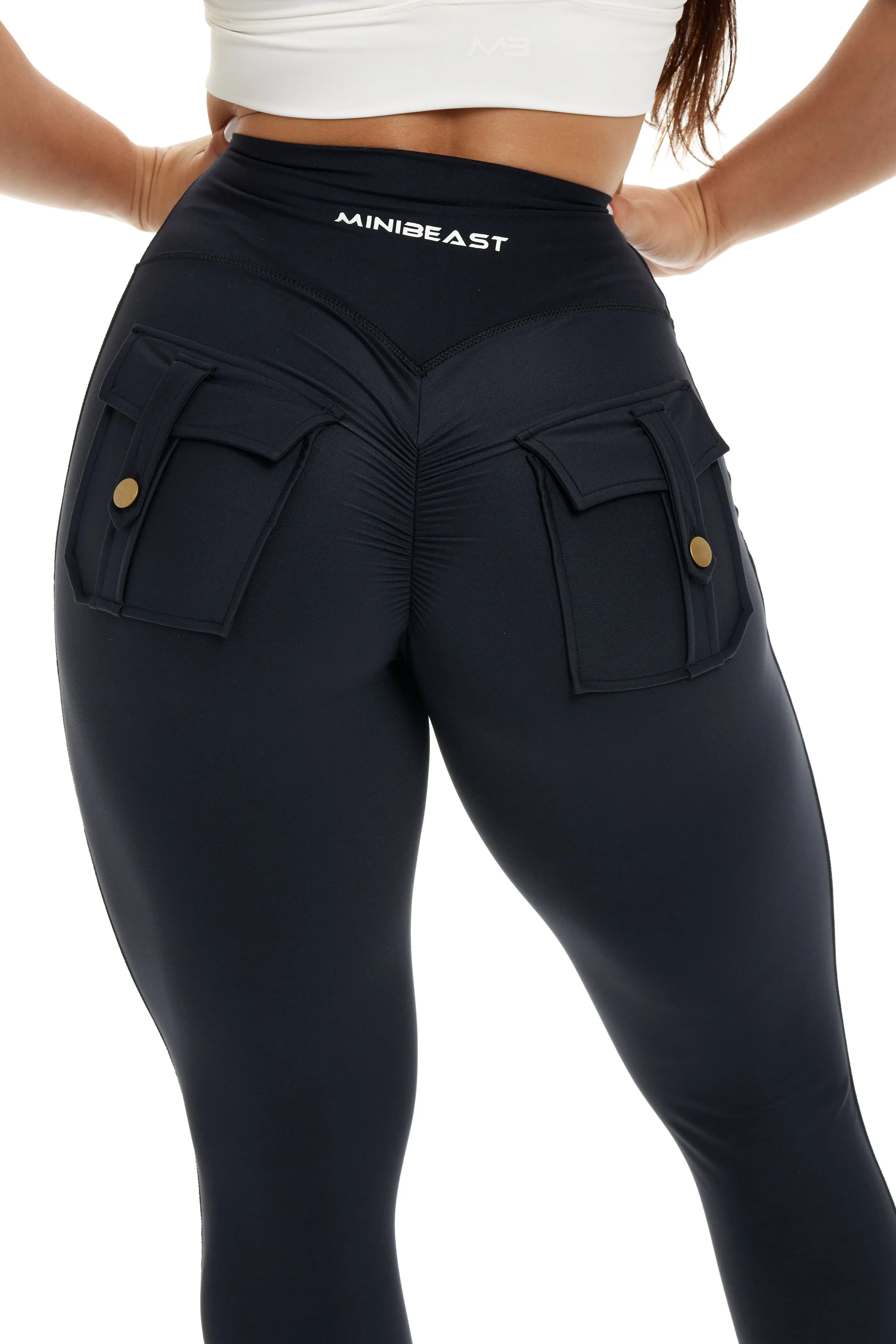 Curve-V Cargo EVO Flare Leggings