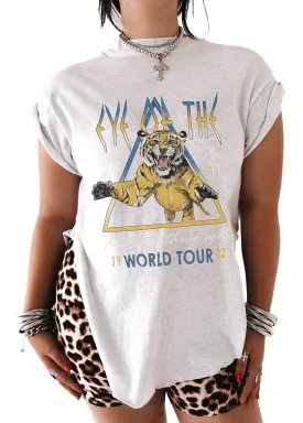 EYE OF THE TIGER SIDE SLIT TEE