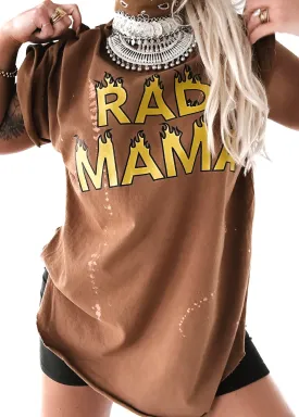 FINAL SALE: RAD MAMA BLEACHED OUT SIDE SLIT TEE