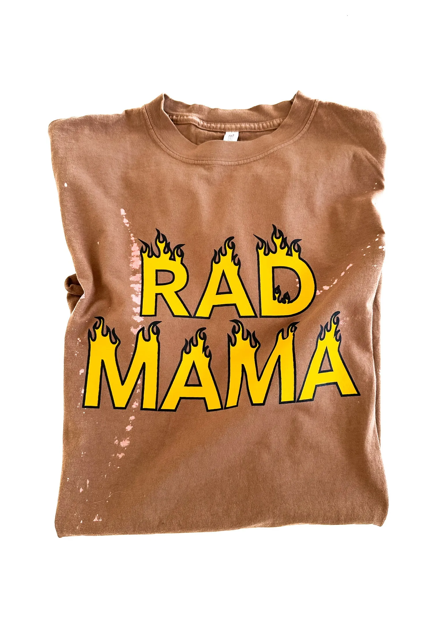 FINAL SALE: RAD MAMA BLEACHED OUT SIDE SLIT TEE