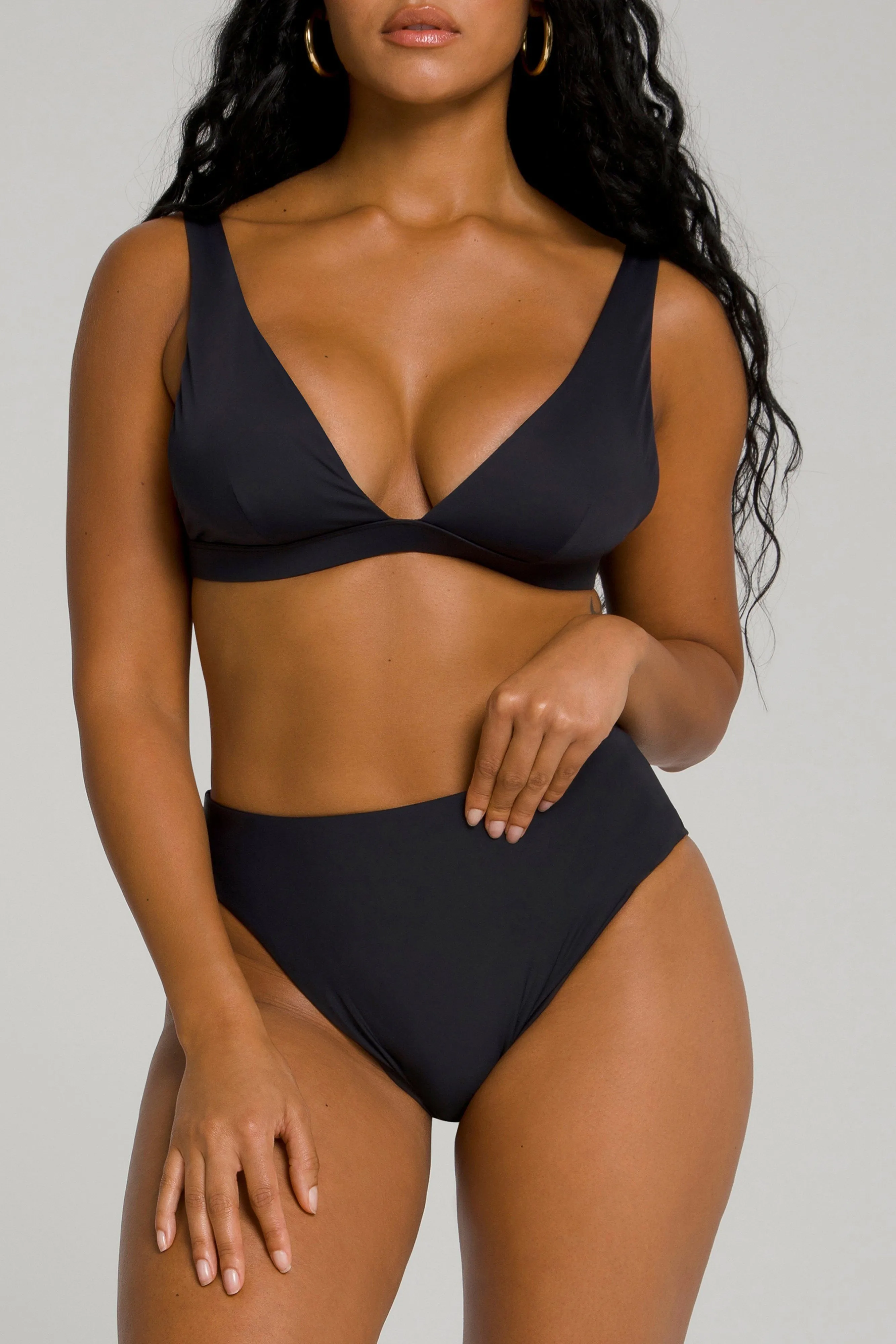 GOOD WAIST BOTTOM | BLACK001