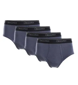 H. BLUE CLEOCOTTON PREMIUM COTTON RICH SLIP BRIEF - 4 PK