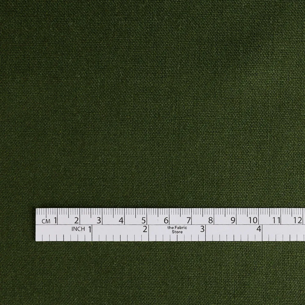 Heavyweight Linen - Military Green