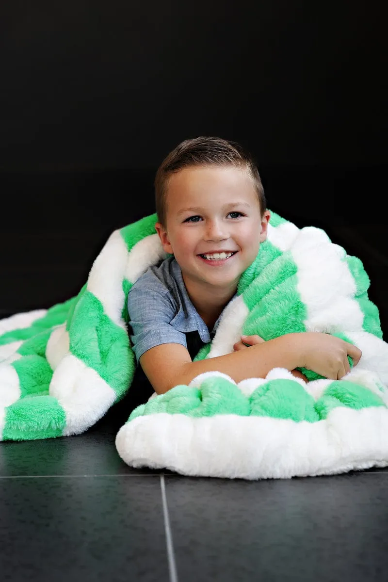 Hugs Green Apple Blanket