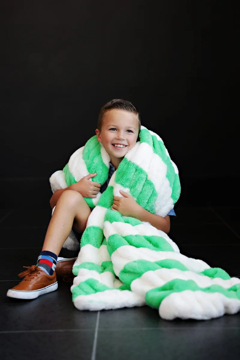 Hugs Green Apple Blanket