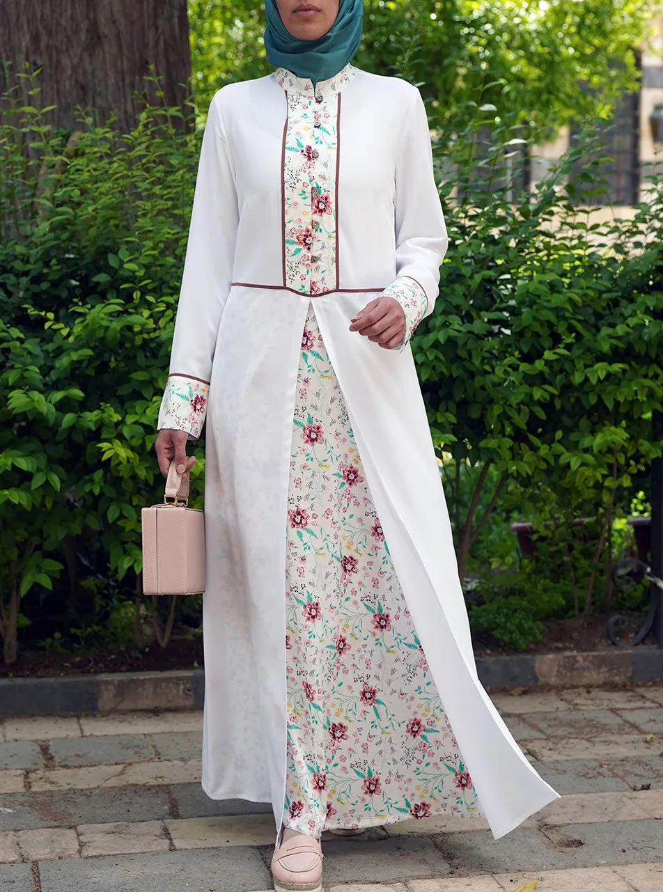 Hukaymah Printed Abaya