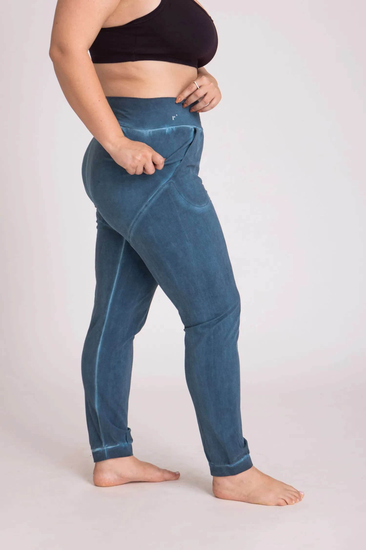 I'mPerfect Stonewash Unisex Slouchy Yoga Pants 35%off