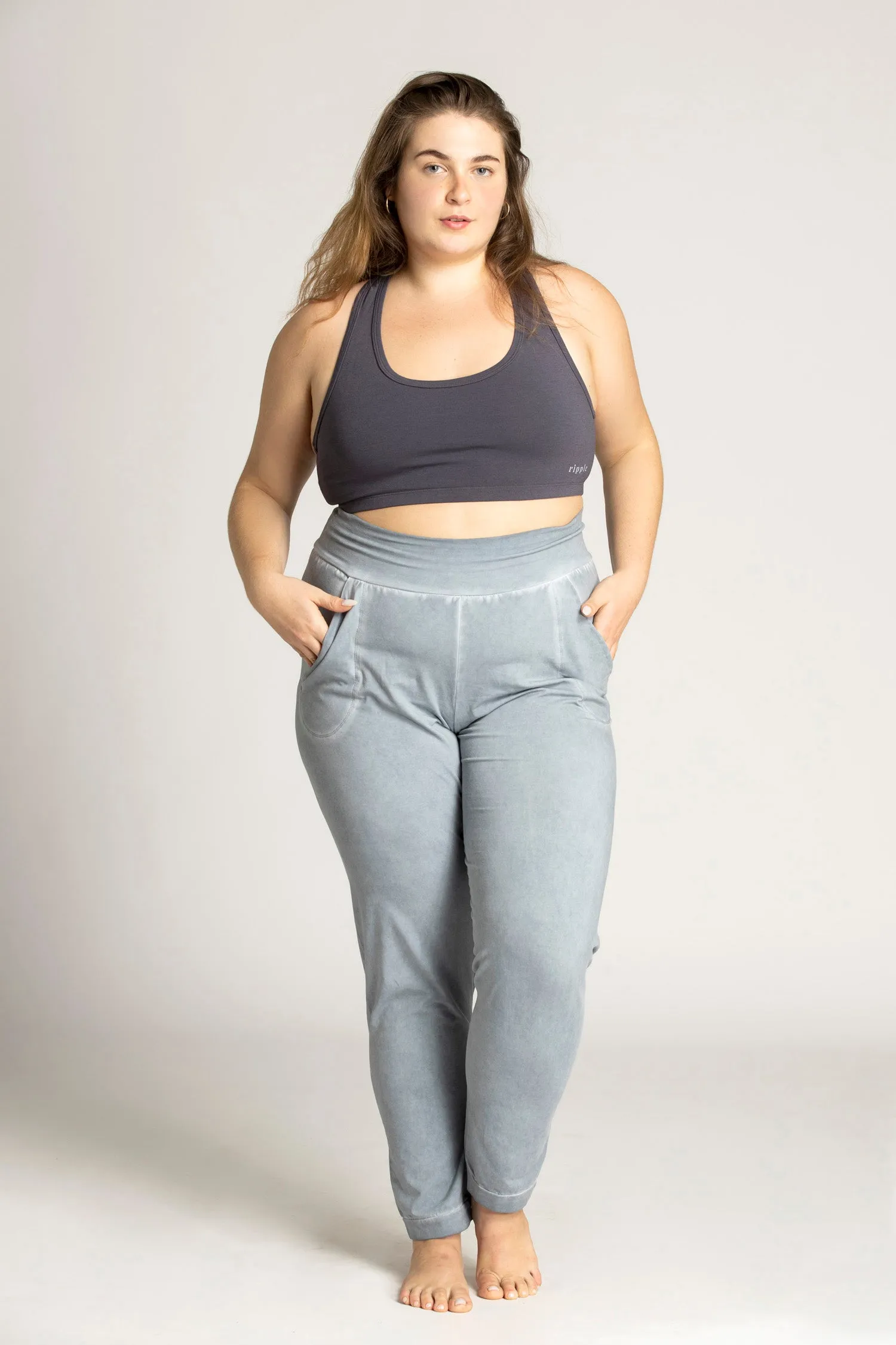 I'mPerfect Stonewash Unisex Slouchy Yoga Pants 50%off