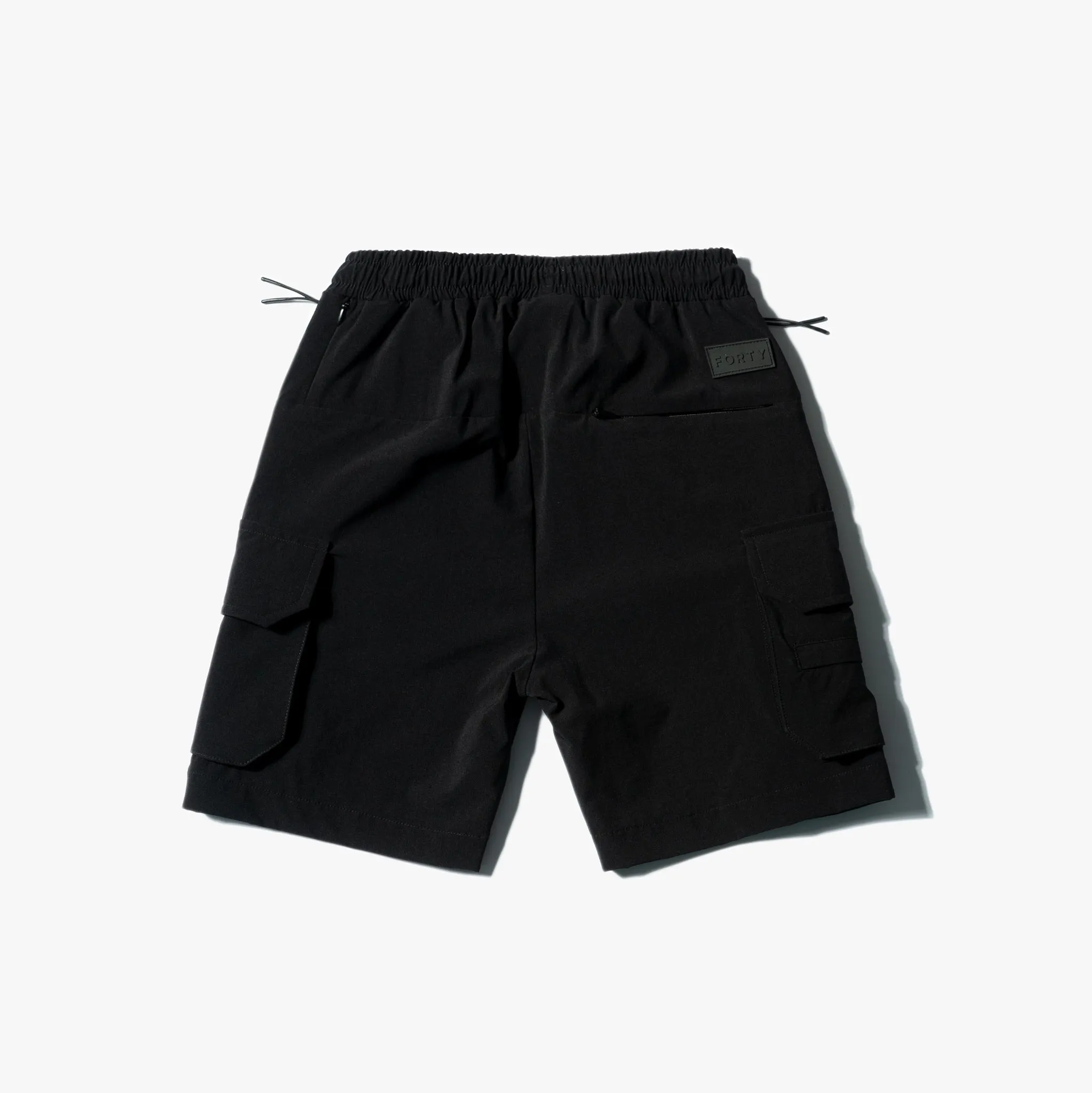 Junior Clyde Cargo Shorts (Black)