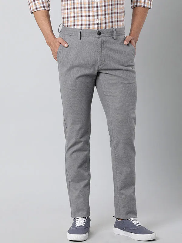 Men Brooklyn Fit Polyester Blend Trouser