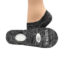 No Show Arch Support Bamboo Cushioned Socks for Women