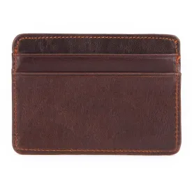 Noah Ultra Slim Minimalist Cowhide Leather Card Holder