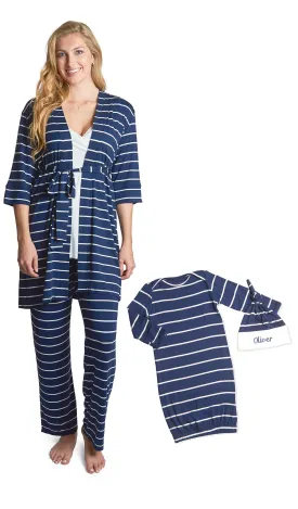 Personalized Analise 5-Piece Navy for Mom & Baby