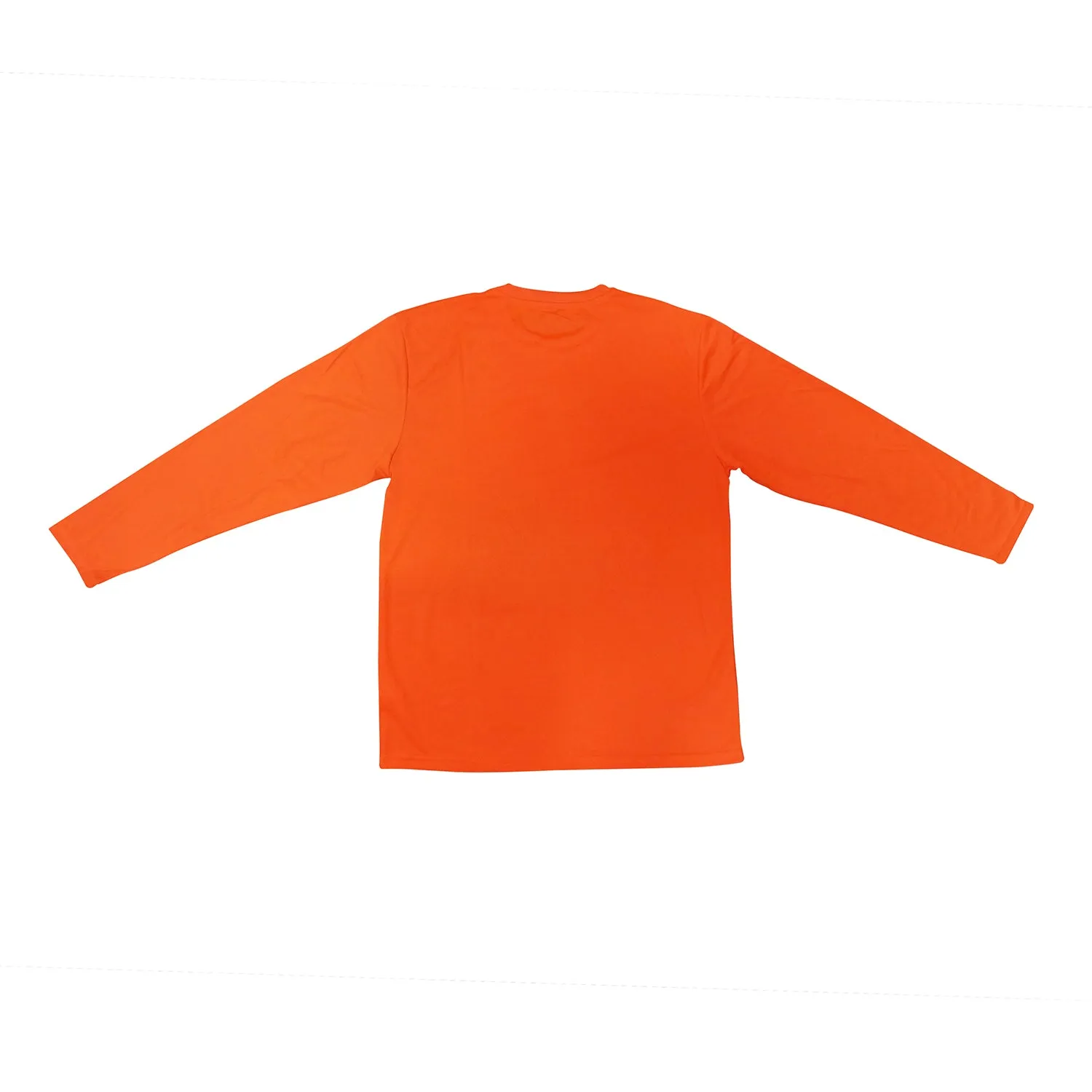 Safety Work Hi-Vis Long Sleeve T-Shirt - Orange