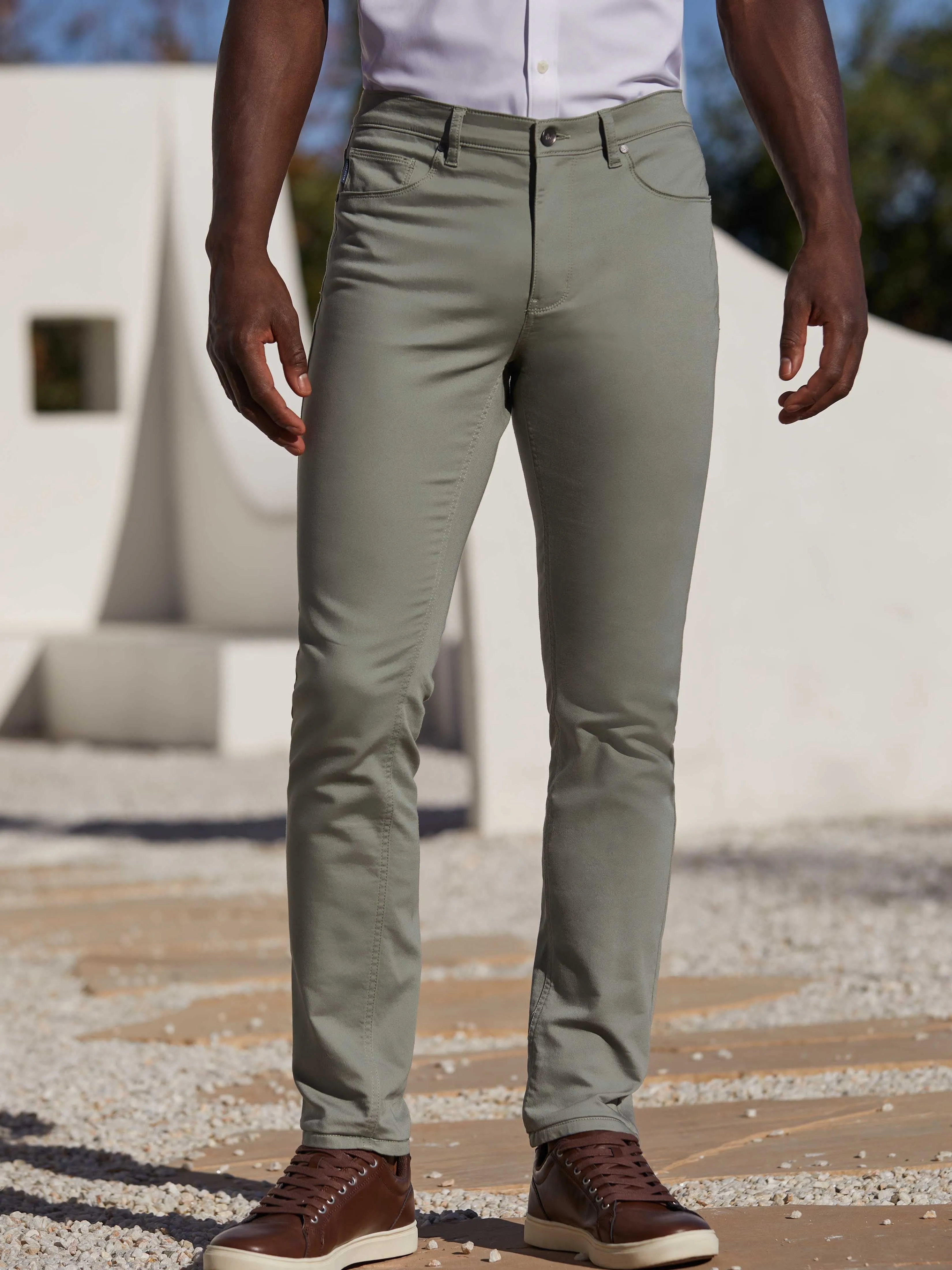 Versatile Skinny Fit Five-Pocket Pants for Anywhere Style