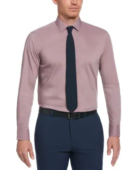 Slim Fit Solid Dress Shirt