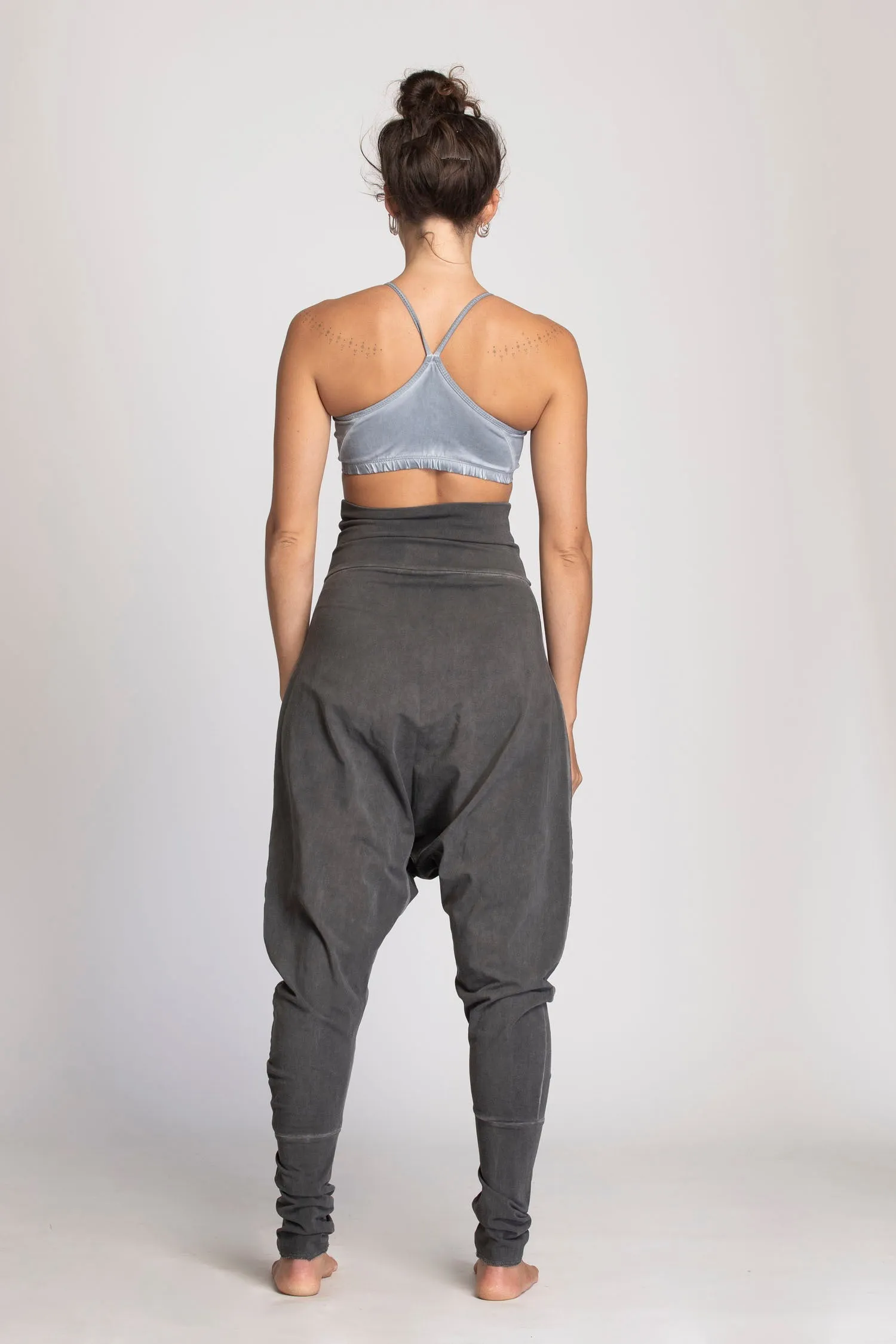 Stonewash Harem Pants